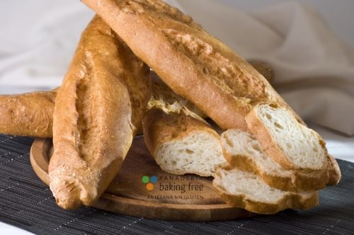 barra de pan panadería sin gluten baking free