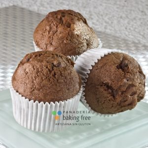 Magdalenas Chocolate panadería sin gluten baking free