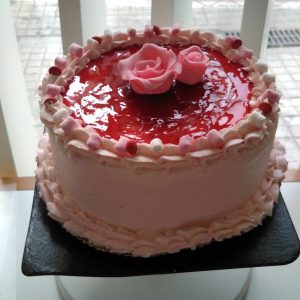 tarta de fresa panadería sin gluten baking free