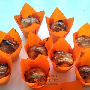 Muffin de Manzana sin huevo panadería sin gluten baking free