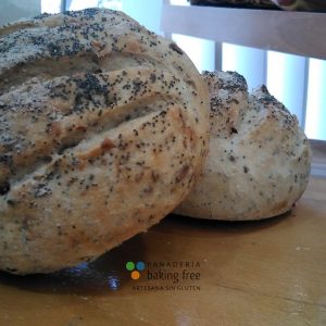 pan rústico semillas panadería sin gluten baking free
